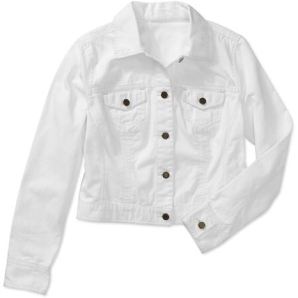White denim jacket